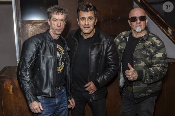 Les Forbans (Albert Kassabi, Michel Pin, Michel Papain) lors du jubilé de Christian Delagrange à l'Alhambra Théâtre Music-Hall Show à Paris le 12 septembre 2021.

© Jack Tribeca / Bestimage
