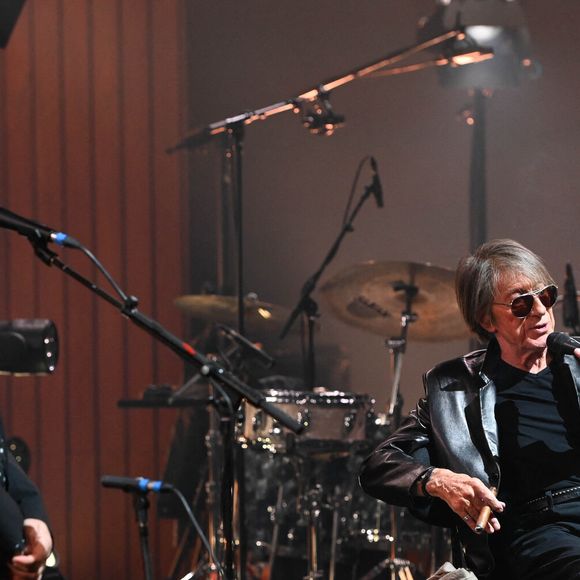 Jacques Dutronc met fin à la tournée "Dutronc & Dutronc" entamée en avril 2022 avec son fils Thomas © Coadic Guirec/Bestimage