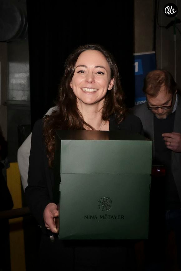 Exclusif -  Nina Metayer, lors de la 500 ème de Culture et Média sur Europe 1 en présence de nombreux invités, à Paris, France, le 23 janvier 2026. © Jack Tribeca/Bestimage