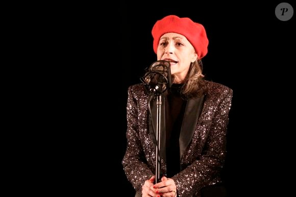 Lio lors de l'enregistrement de l'émission "Jacky aux platines", diffusée le 10 juillet sur la nouvelle chaîne de la TNT 20 Minutes TV. Le 22 mars 2023
© Cédric Perrin / Bestimage