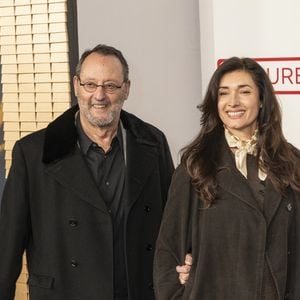 Jean Reno et sa femme Zofia Reno - Première du film "Lift (En plein vol)" au Lincoln Center à New York. Le 8 janvier 2024. © Backgrid USA / Bestimage