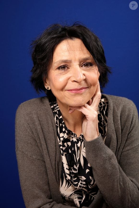 Cécile Pivot (fille de Bernard Pivot) pose lors d'une séance de portrait à Paris, France, en mars 2018. Photo par VIM/ABACAPRESS.COM