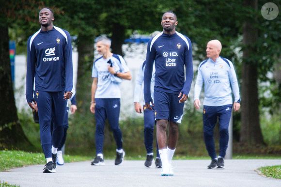 Marcus Thuram - Entraînement de l’équipe de France de football à Clairefontaine le 2 septembre 2024. Baptiste Autissier / Panoramic / Bestimage
