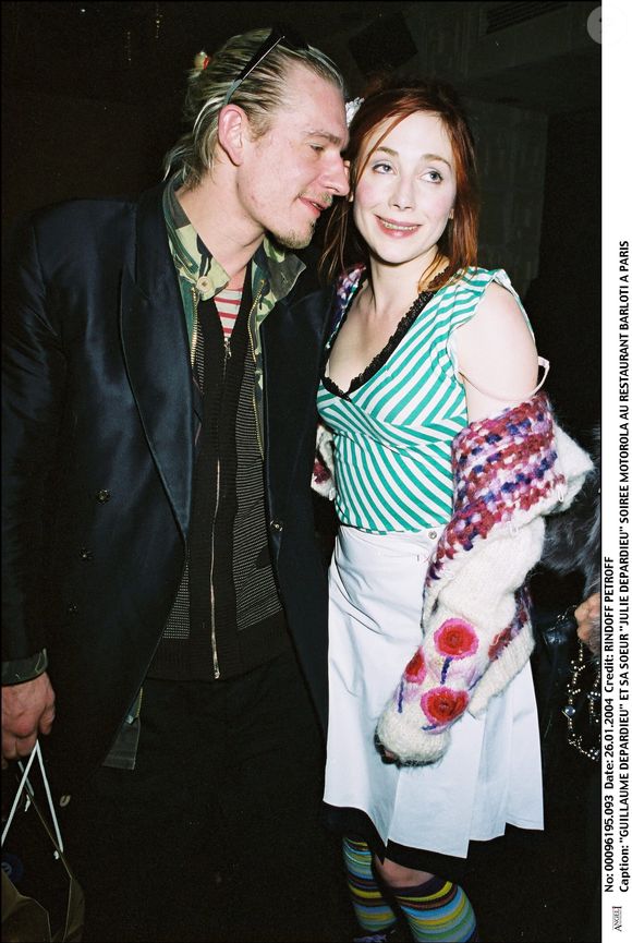 Archives - Guillaume Depardieu et Julie Depardieu à Paris. BERTRAND RINDOFF PETROFF / BESTIMAGE