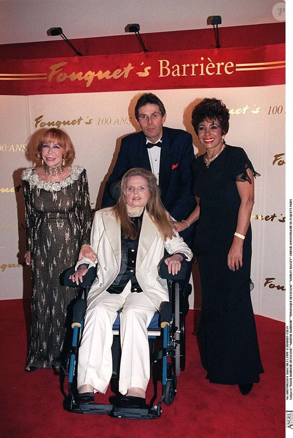 Dominique Desseigne et Diane Barrière, pour l'anniversaire du Fouquet's. © RINDOFF-COLIN / BESTIMAGE
