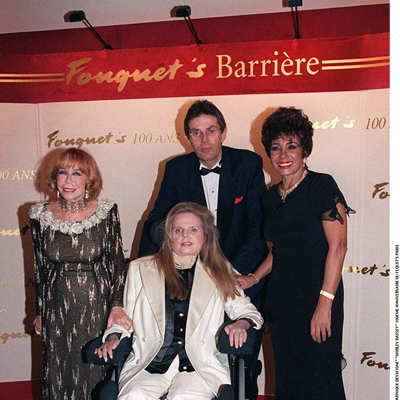 Dominique Desseigne et Diane Barrière, pour l'anniversaire du Fouquet's. © RINDOFF-COLIN / BESTIMAGE