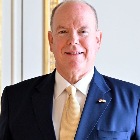 Le prince Albert II de Monaco - Entretien au palais pricnier et photo officielle - Visite historique du pape Léon XIV à Monaco le 28 mars 2026.
© Bruno Bebert - Dominique Jacovides / Bestimage
