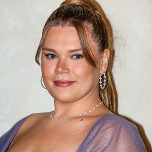 Camille Gottlieb au photocall du Bal du Centenaire en hommage au Prince Rainier III à l'atrium du Casino de Monte-Carlo à Monaco, le 20 octobre 2023. © Jean-Charles Vinaj/Pool Monaco/Bestimage