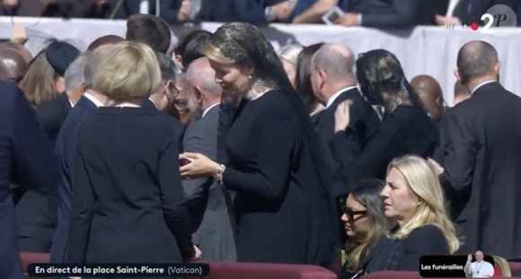 Albert et Charlene de Monaco aux obsèques du pape, le 26 avril 2025