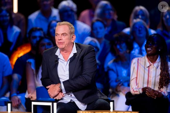 Exclusif - Garou lors de l'enregistrement de l'émission "La Boîte à secrets", présentée par F.Bollaert et diffusée le 26 septembre 2025 sur France 3, dans les studios du Lendit à Saint-Denis, Seine Saint-Denis, France, le 8 septembre 2025. © Pierre Perusseau/Bestimage