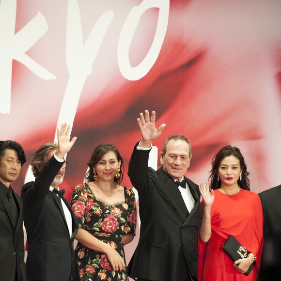 Rétro - Décès de Victoria Jones, fille de Tommy Lee Jones, retrouvée sans vie dans un hôtel à l'âge de 34 ans - Masatoshi Nagase, Martin Provost, Victoria Jones et son père Tommy Lee Jones (Président du jury), Wei Zhao - 30ème Festival International du Film de Tokyo. Le 25 octobre 2017
© Hiroko Tanaka / Zuma Press / Bestimage