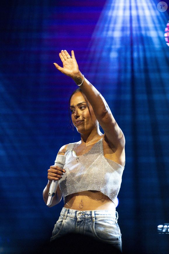 Amel Bent en concert au festival Music en ciel à Saint-Priest le 12/07/2025 .Photo Sandrine Thesillat / PsNewZ