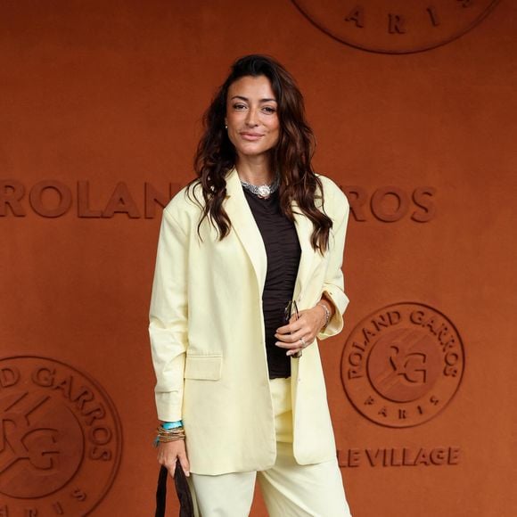 Rachel Legrain-Trapani (Miss France 2007) au village lors des Internationaux de France de Tennis de Roland Garros 2025, à Paris, France, le 4 Juin 2025. © Jacovides-Moreau/Bestimage
