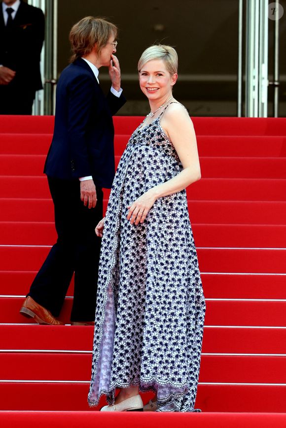 Michelle Williams (enceinte) - Montée des marches du film « Showing Up » lors du 75ème Festival International du Film de Cannes. Le 27 mai 2022
© Dominique Jacovides / Bestimage