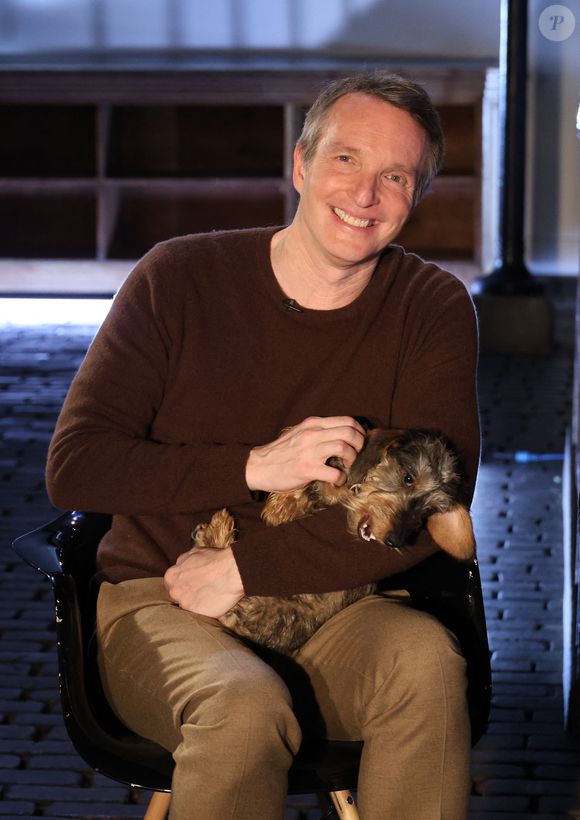 Stéphane Rotenberg, lors de l'enregistrement de l'émission "Animaux Stars", présentée par B.Montiel et diffusée le 5 avril 2025 sur la chaîne Animaux. Paris, le 17 février 2025. 
© Denis Guignebourg / Bestimage