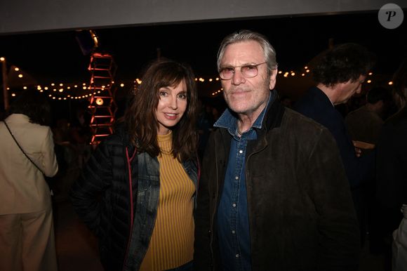 Exclusif - Anne Parillaud, Tchéky Karyo - Soirée du 110ème anniversaire du groupe Barrière à l'hôtel Herrmitage suivie d'une after sur la plage "Les Albatros" lors de la clôture du 8ème Festival du Cinéma et Musique de Film de La Baule le 23 juillet 2022. © Rachid Bellak/Bestimage