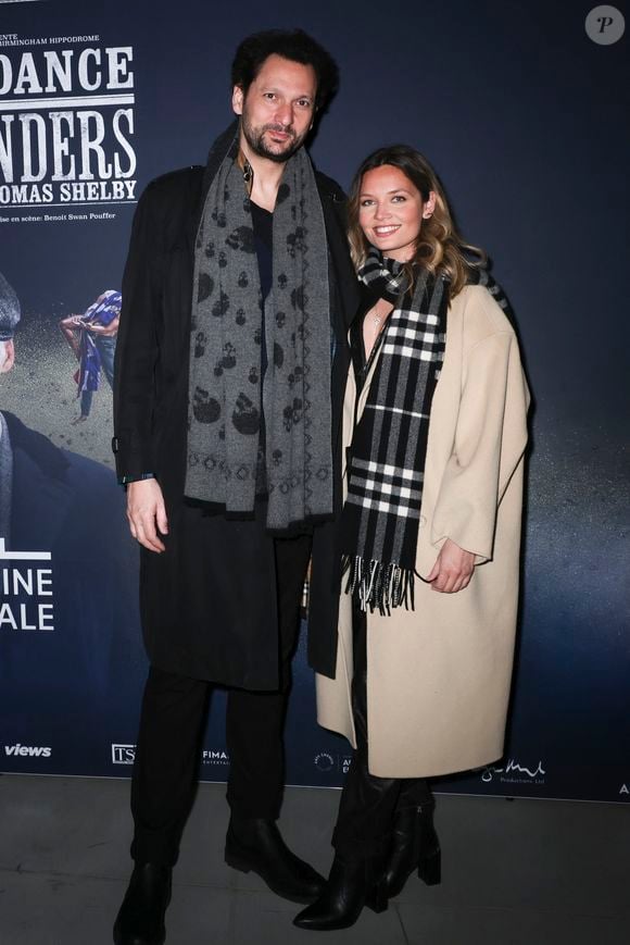 Eric Antoine et sa nouvelle compagne Gennifer Demey (présentatrice météo sur M6) - Première du spectacle "Peaky Blinders" à La Seine Musicale à Boulogne-Billancourt le 12 mars 2025. © Jacques Tribeca/Bestimage