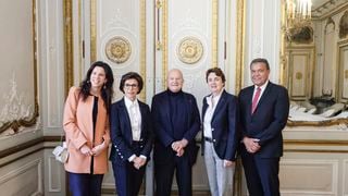 En présence de Rachida Dati et de sa fille Eléonore, Marc Ladreit de Lacharrière s'engage pour un lieu iconique