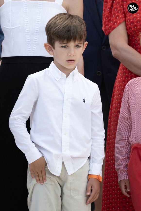 Balthazar a profité d'un moment privilégié avec son père Dimitri Rassam.

Balthazar Casiraghi-Rassam assiste à la célébration des 20 ans de règne du prince Albert, le 19 juillet 2025 à Monaco. Photo de David NIVIERE/ABACAPRESS.COM