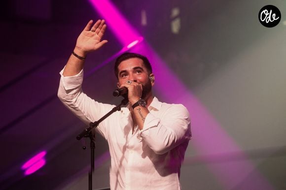 Kendji Girac - Célébration des 10 ans du centre commercial Beaugrenelle à Paris, France. Le 12 octobre 2023. © Christophe Clovis / Bestimage