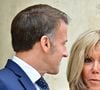 Au menu des discussions : la stabilité régionale et le rôle clé de la Jordanie dans le processus de paix.

Le président français Emmanuel Macron et Brigitte Macron à l'Elysée, le 8 octobre 2025. 

© Christian Liewig / Bestimage