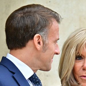 Au menu des discussions : la stabilité régionale et le rôle clé de la Jordanie dans le processus de paix.

Le président français Emmanuel Macron et Brigitte Macron à l'Elysée, le 8 octobre 2025. 

© Christian Liewig / Bestimage
