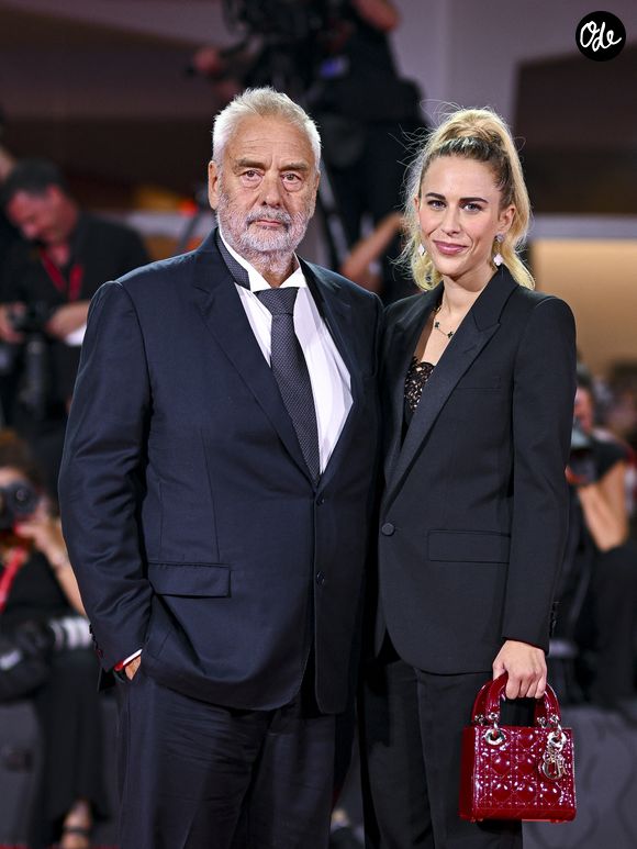Luc Besson et Sarah Saldmann à la première de 'Father Joe' lors du 83ème Festival International du Film de Venise (Mostra), à Venise, Italie, le 6 septembre 2026. © Pierre Perusseau/Bestimage