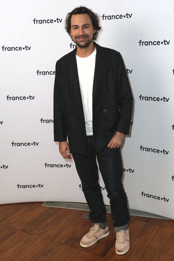 Bertrand Chameroy à la conférence de presse du Téléthon 2022 à Paris, France, le 21 octobre 2022. Photo by JLPPA/ABACAPRESS.COM