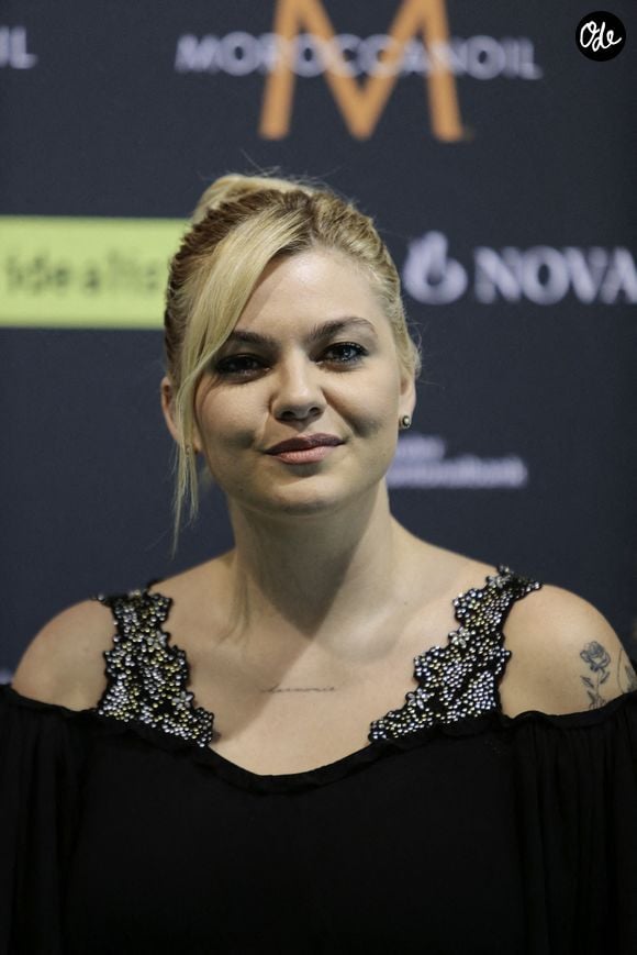 Louane, de France, lors du "Tapis turquoise" du Concours Eurovision de la chanson 2025, le 11 mai 2025 à Bâle, en Suisse. Photo de Nderim Kaceli/SPUS/ABACAPRESS.COM
