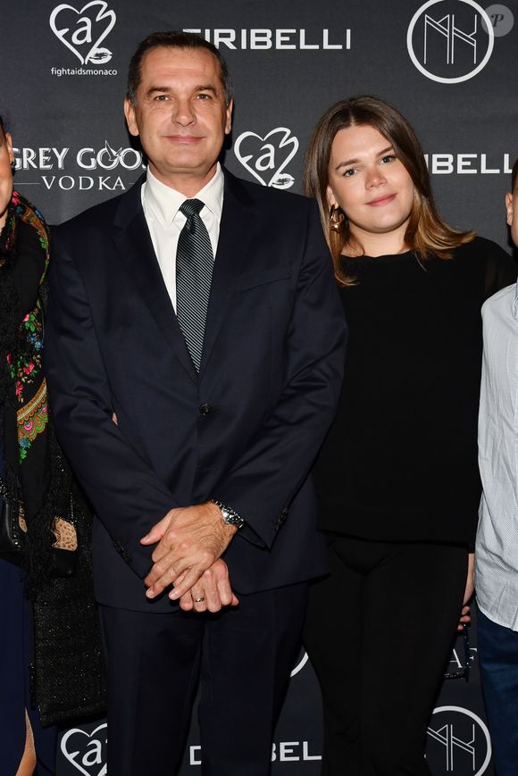 Exclusif - Jean Raymond Gottlieb et sa fille Camille, la fille qu'il a eu avec la princesse Stéphanie de Monaco, durant la présentation officielle de l'association Be Safe dont la présidente est Camille Gottlieb au MK sur le port de Monaco le 10 novembre 2018.

© Bruno Bebert / Bestimage