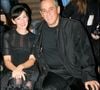 Béatrice Loustalan, mère de ses 3 enfants,
Thierry Ardisson et Béatrice Loustalan - people au défilé de mode Louis Vuitton - collection prêt-à-porter, printemps-été 2009 à Paris. RINDOFF-BORDE / BESTIMAGE