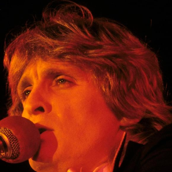 Photo d'archives du chanteur Christophe en concert. Photo by APS-MediasABACAPRESS.COM