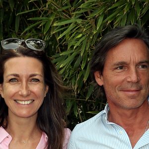 Anne-Claire Coudray et son compagnon Nicolas Vix au village des Internationaux de Tennis de Roland Garros à Paris le 8 juin 2017 © Cyril Moreau-Dominique Jacovides/Bestimage