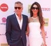"Nous n’avons jamais publié de photo d’eux", a confié Amal au magazine "Glamour" insistant sur leur volonté de préserver l’anonymat de leurs enfants.
George Clooney et sa femme Amal Clooney lors de la soirée King’s Trust Awards 2025 à Londres, le 26 juin 2025 @Backgrid UK/ Bestimage