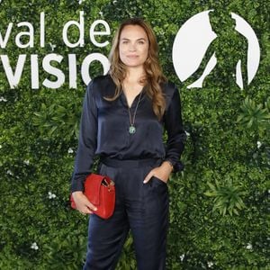 Mélanie Maudran au photocall de la série "Un si grand soleil" lors du 62ème Festival de Télévision de Monte-Carlo, à Monaco, le 17 juin 2023. © Denis Guignebourg/BestImage