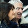 Raymond Domenech et sa compagne Estelle Denis - People au quart de finale de la coupe de la ligue entre le Psg et Guingamp au Parc des Princes à Paris le 9 janvier 2019. Le Psg s'est incliné 2-1. © Cyril Moreau/Bestimage