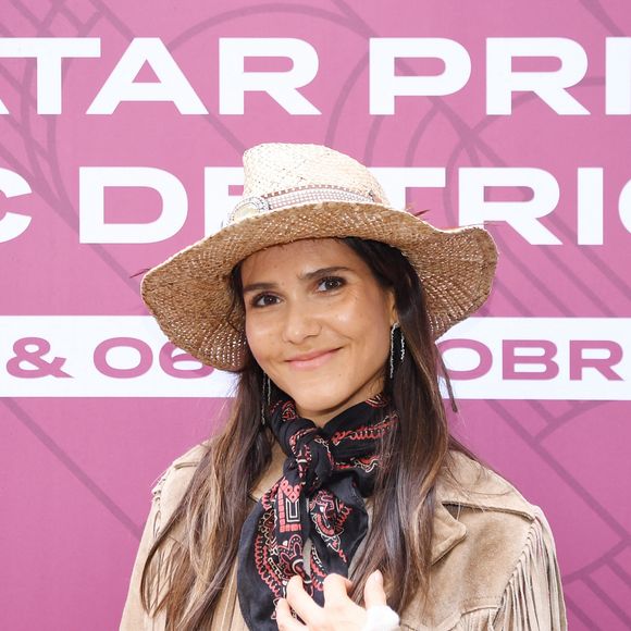 Joyce Jonathan au prix Qatar Arc de Triomphe à l'Hippodrome de Longchamp le 6 octobre 2024. © Rachid Bellak / Bestimage