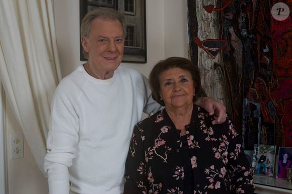 Herbert Leonard et sa femme Cléo chez eux à Barbizon en 2016. © JLPPA / Bestimage