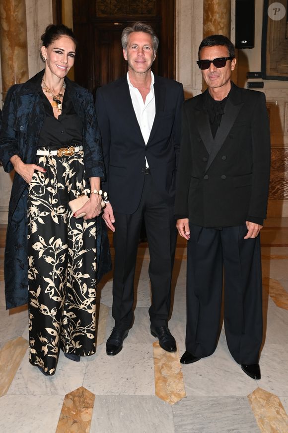 Adriana Abascal et son compagnon le prince Emmanuel-Philibert de Savoie, Omar Harfouch - Concerto pour la paix de Omar Harfouch dans la chambre de députés à Rome en Italie le 29 avril 2025. 
Crédit : SGP / BESTIMAGE