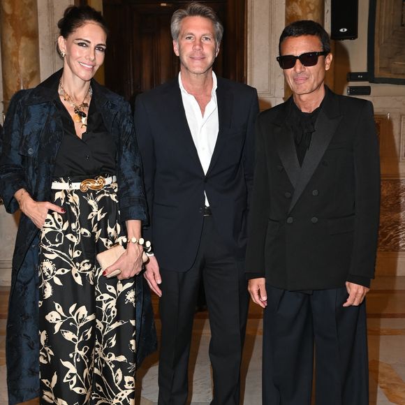 Adriana Abascal et son compagnon le prince Emmanuel-Philibert de Savoie, Omar Harfouch - Concerto pour la paix de Omar Harfouch dans la chambre de députés à Rome en Italie le 29 avril 2025. 
Crédit : SGP / BESTIMAGE
