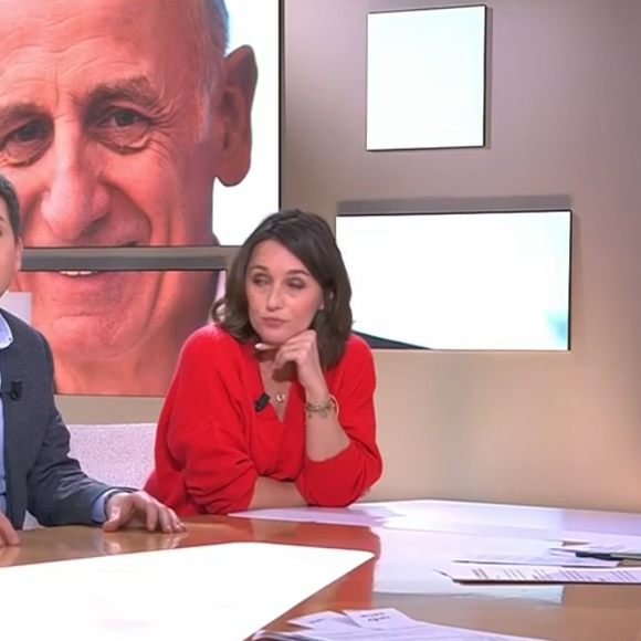 Thomas Sotto sur le plateau de "C à vous", il évoque le départ de Jean-Michel Aphatie