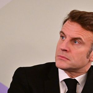 Le président Emmanuel Macron lors de la conclusion de la réunion sur le partenariat mondial pour l’intelligence artificielle au Quai d’Orsay à Paris le 9 février 2025

© Christian Liewig / Bestimage