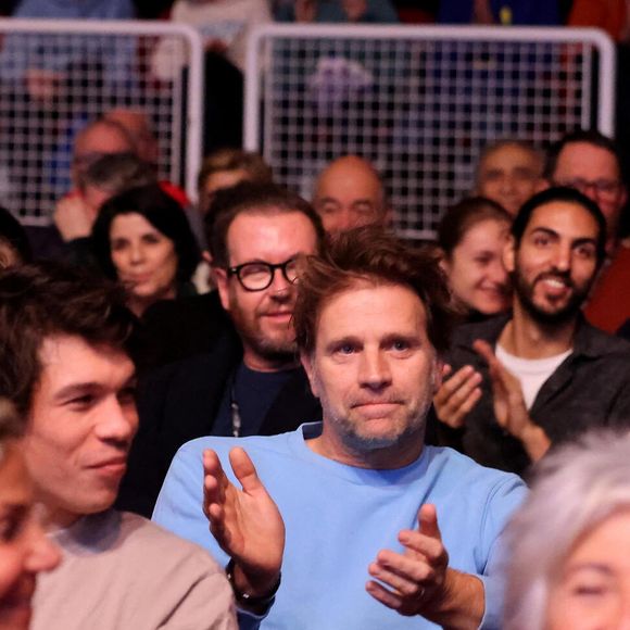 Exclusif - Alexandra Lamy, Thomas Jouannet et Armelle Deutsh - Projection du court métrage "Allez ma Fille" réalisé par C.Jouannet lors du 27éme Festival International du Film de Comédie de l'Alpe d'Huez, le 17 janvier 2024. A cette occasion, la famille était réunie au grand complet, A.Lamy et son ex-compagnon, T.Joaunnet, sa femme A.Deutsch, leurs filles, Mado et Ysée. 
© Dominique Jacovides / Bestimage