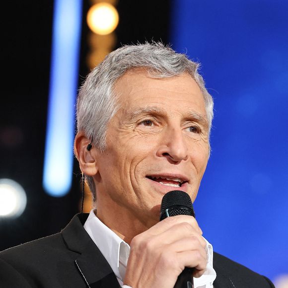 Nagui - Les personnalités se mobilisent lors de la 37ème édition du Téléthon sur le plateau de France 2, avec pour parrain Vianney. Cette année, 80,6 millions de dons ont été promis. Le 9 décembre 2023. 
© Coadic Guirec / Bestimage