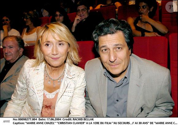 Marie-Anne Chazel et Christian Clavier - première du film Au secours j'ai 30 ans de Marie-Anne Chazel au Gaumont Ambassade des Champs Elysées  RACHID BELLAK / BESTIMAGE