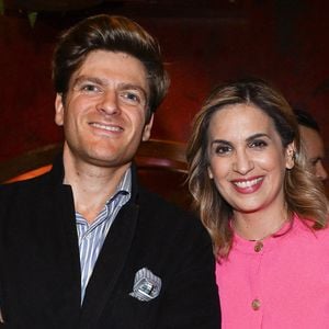 Paul Melun et Sonia Mabrouk assistent au lancement du livre Sonia Mabrouk " Reconquérir le sacre " organisé par Five Eyes Production au Buddha Bar à Paris, France, le 20 septembre 2024. Photo par Jerome Dominé/ABACAPRESSCOM