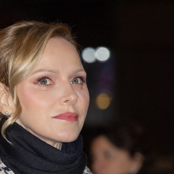La princesse Charlène de Monaco - La famille princière de Monaco lors du lancement des illuminations de Noël organisées par la municipalité de Monaco sur la Place d'Armes le 27 novembre 2025.
© Olivier Huitel / Pool / Bestimage