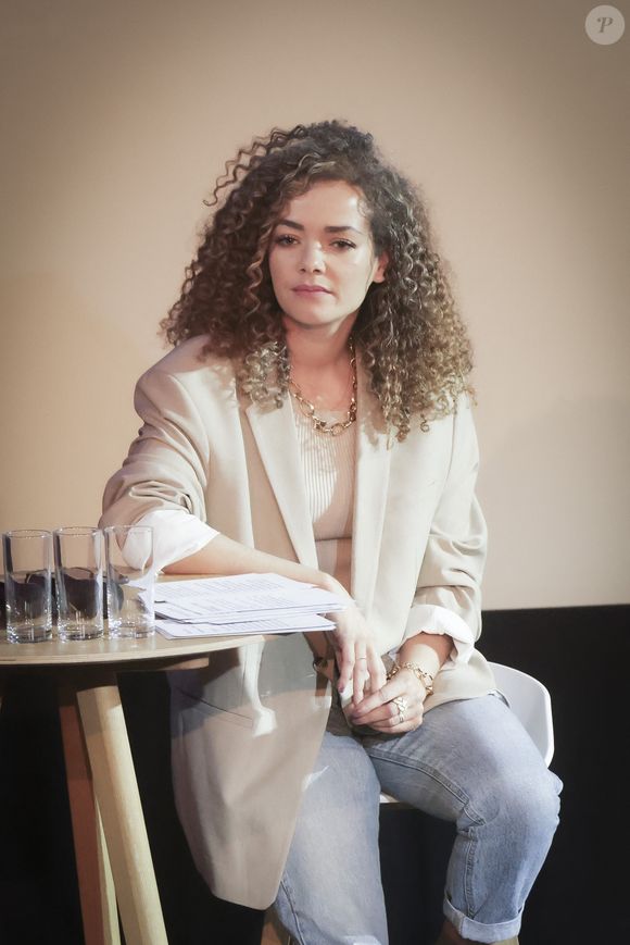 Exclusif - Anaïs Grangerac - Lancement de la 7ème édition du "Concours Moteur!" dans les locaux de TF1 à Boulogne-Billancourt le 6 février 2023. © Jack Tribeca / Bestimage