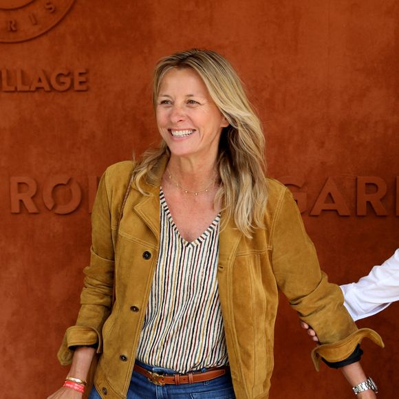 Sarah Poniatowski (Lavoine) - Personnalités au village (jour 11) lors des Internationaux de France de Tennis de Roland Garros à Paris. Le 1er juin 2022
© Dominique Jacovides / Bestimage