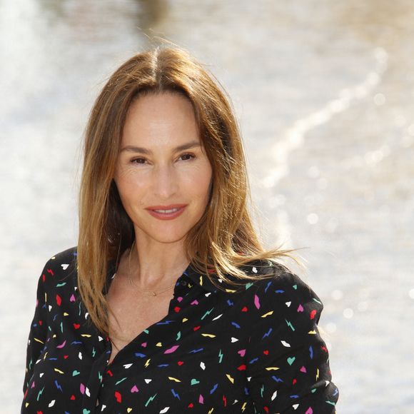 Vanessa Demouy "Ici tout commence" - Photocall lors du Festival de la Fiction de La Rochelle. Le 18 septembre 2021 © Christophe Aubert via Bestimage